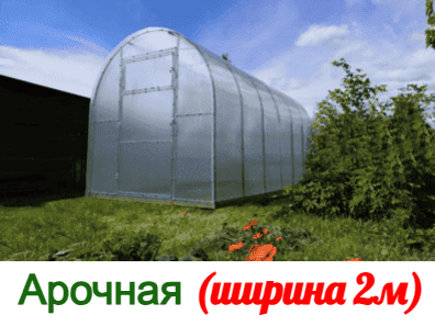Теплицы шириной 2м